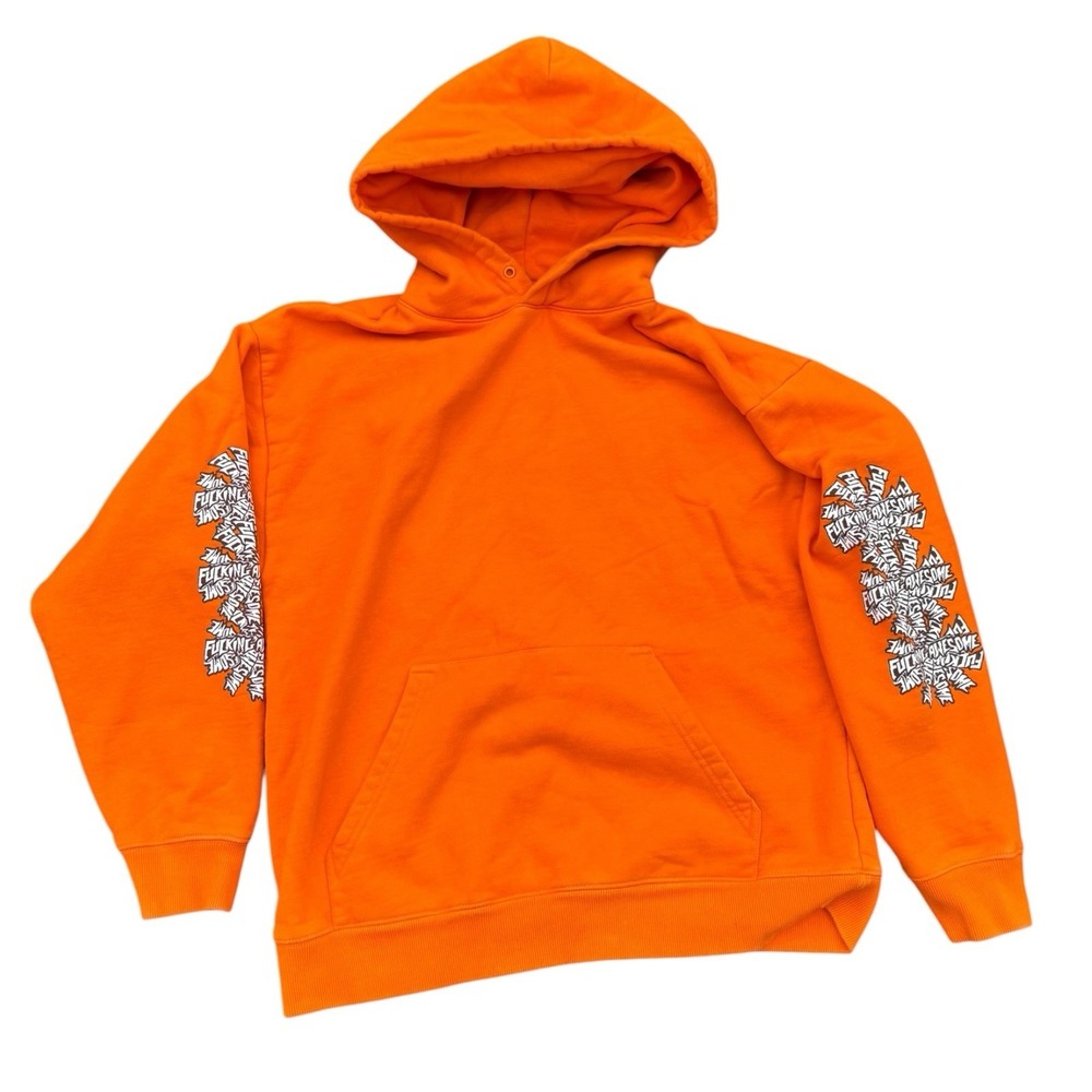 F*CKING AWESOME THREE SPIRAL HOODIE men's LARGE